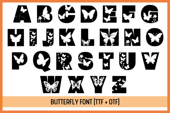 Butterfly Font - Preview 1