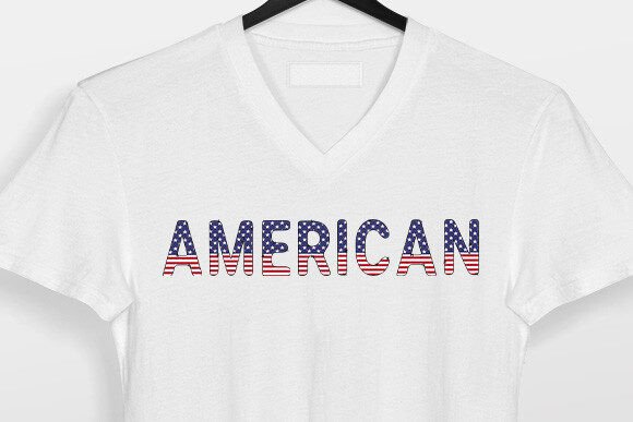 Colorful Usa Flag Font - Preview 3