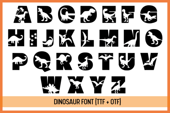Dinosaur Font - Preview 1
