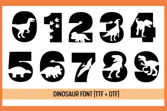 Dinosaur Font - Preview 2