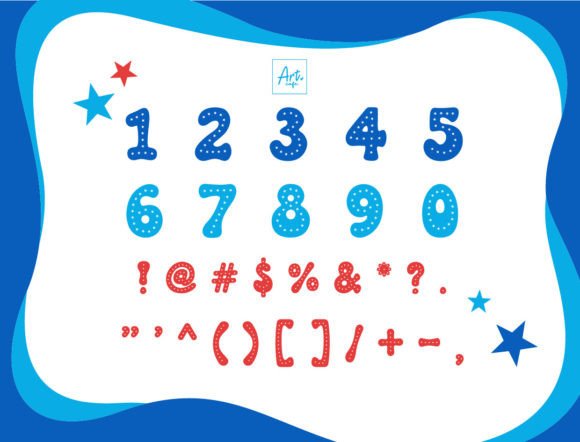 Fancy Star Font - Preview 2