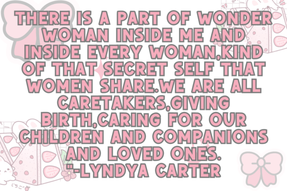 Gentle Blossoms Font PNG with transparent background - Preview 1
