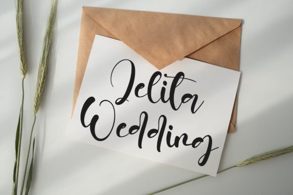 Gladies Wedding Font PNG with transparent background - Preview 4