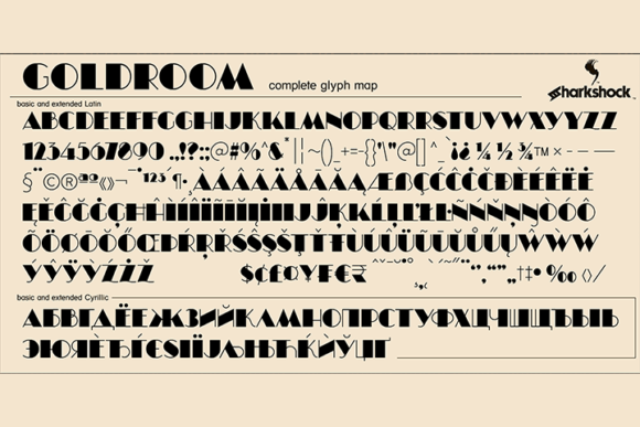 Goldroom Font - Preview 1