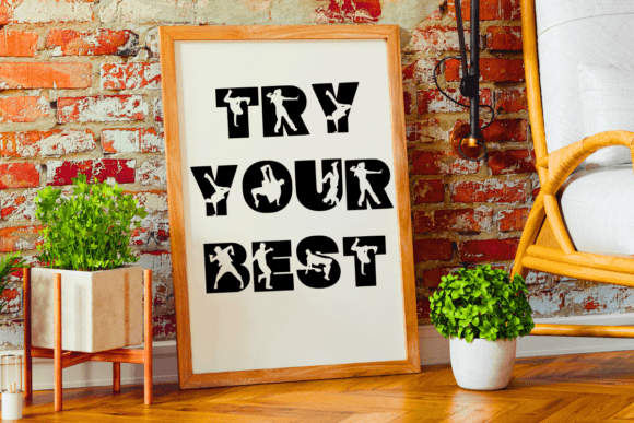 Hip Hop Font PNG with transparent background - Preview 3
