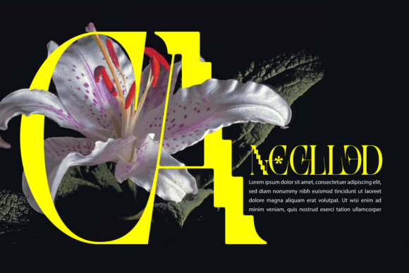 However Font font preview - 5