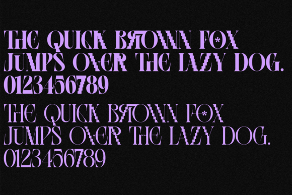 However Font font preview - 6
