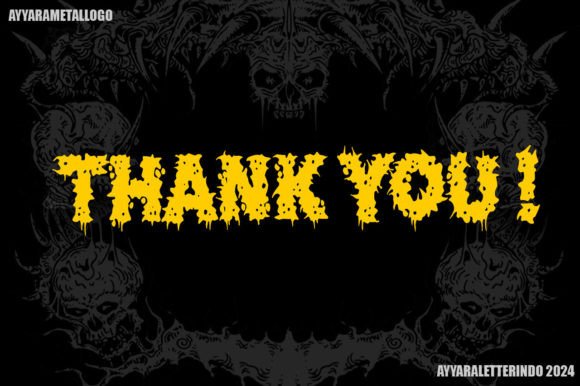 Misery Injex Font PNG with transparent background - Preview 5