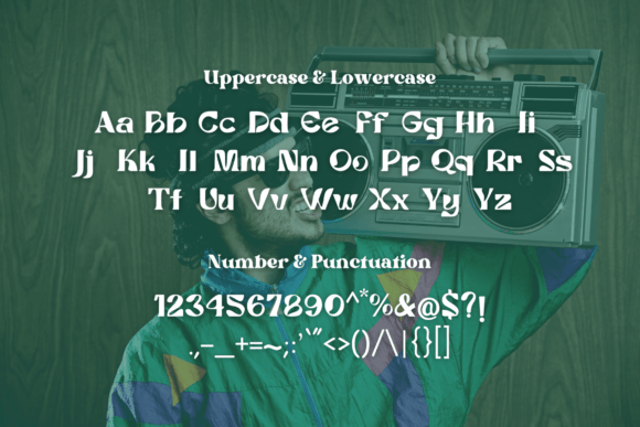 Mojopait Font PNG with transparent background - Preview 1