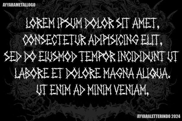 Napalm Font PNG with transparent background - Preview 2