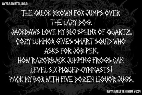 Napalm Font PNG with transparent background - Preview 3