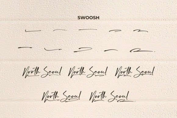 North Seoul Font PNG with transparent background - Preview 6