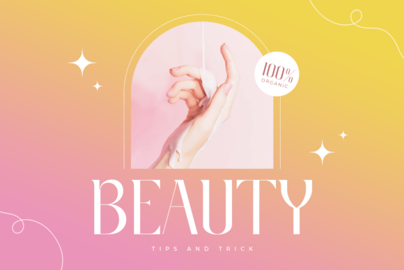 Ray & Glow Font PNG with transparent background - Preview 1