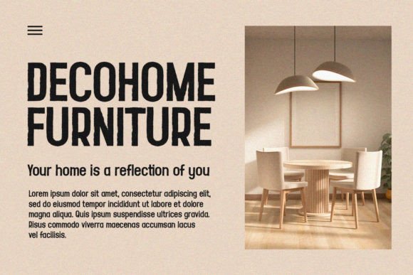 Rosewood Font PNG with transparent background - Preview 1