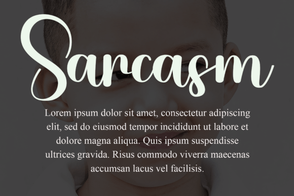 Sarcastic Font PNG with transparent background - Preview 6
