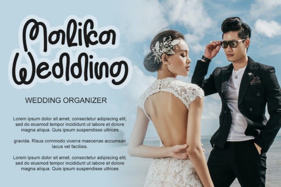 Single Brush Font PNG with transparent background - Preview 3