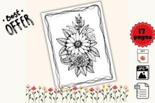 Summer Flower Coloring Pages Graphic by Dohaforkdp · Creative Fabrica