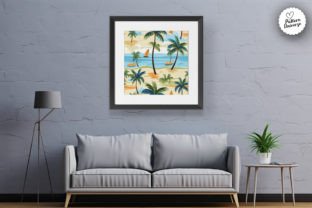 Tropical Summer Beach Seamless Patterns Graphic by Pattern Universe ...