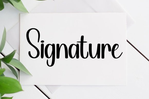 Caligraphy Font - Preview 2