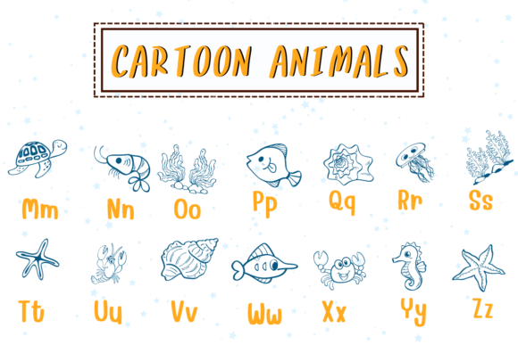 Cartoon Animals Font - Preview 2