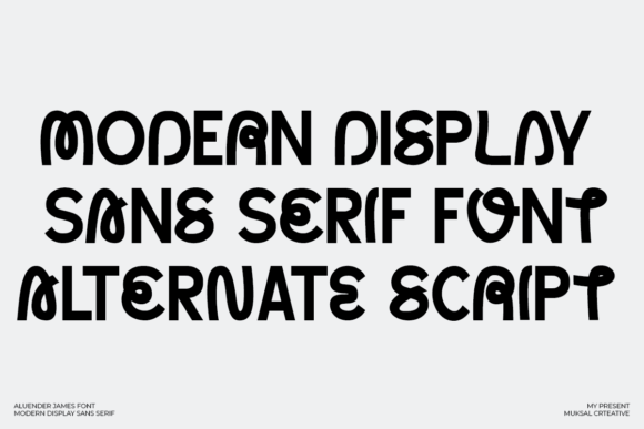 Aluender James Font - Preview 1