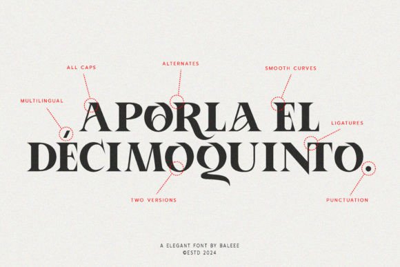 Aporla Font - Preview 1