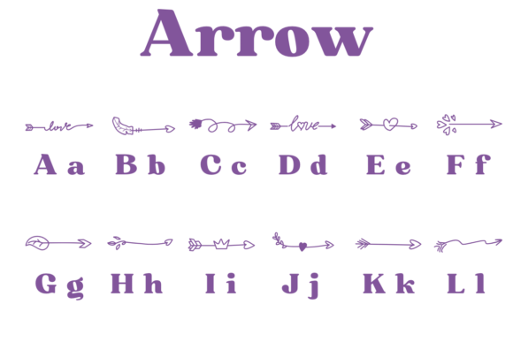 Arrow Font - Preview 1