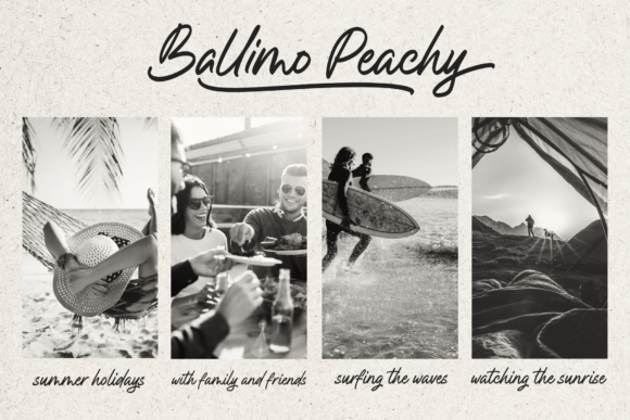 Ballimo Peachy Font - Preview 3