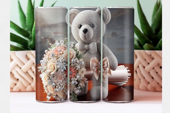 Bear Tumbler Wrap Graphic Tumbler Wraps By Crafted Wonders