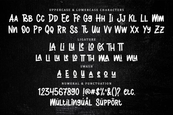 Black Math Font - Preview 5