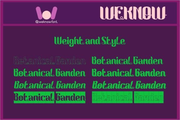 Botanical Garden Font - Preview 6