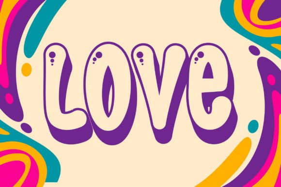 Bubble Groovie Font - Preview 3