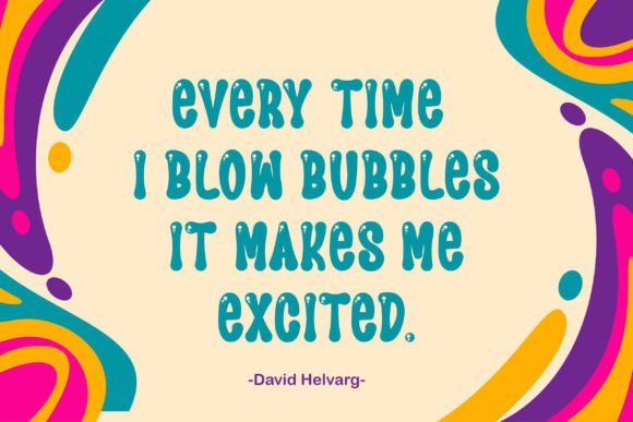 Bubble Groovie Font - Preview 4