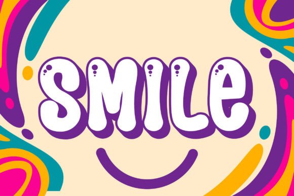 Bubble Groovie Font - Preview 5