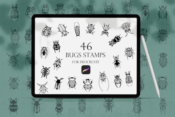 Bugs Procreate Stamps