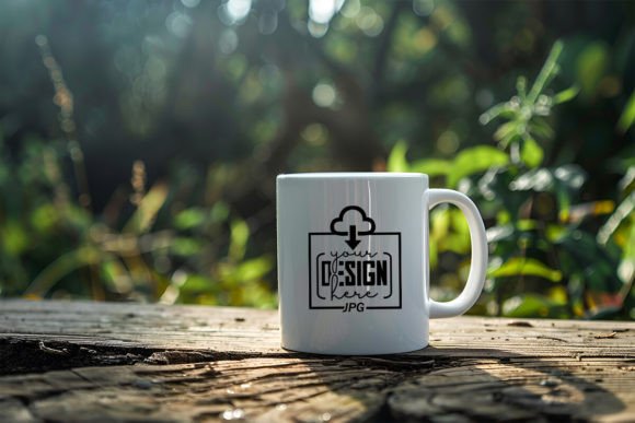 Coffee White Mug Mockups Graphics