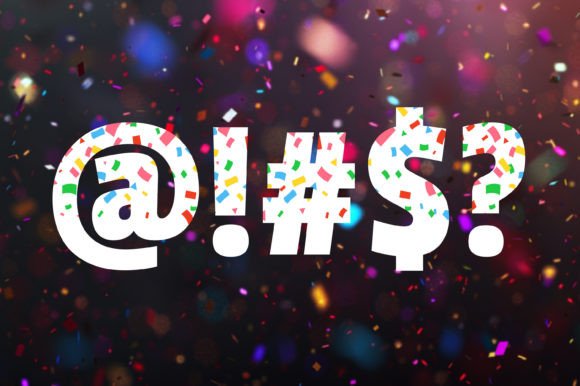 Confetti Font - Preview 3