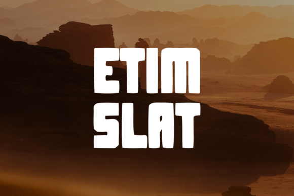 Etim Slat Font - Preview 3