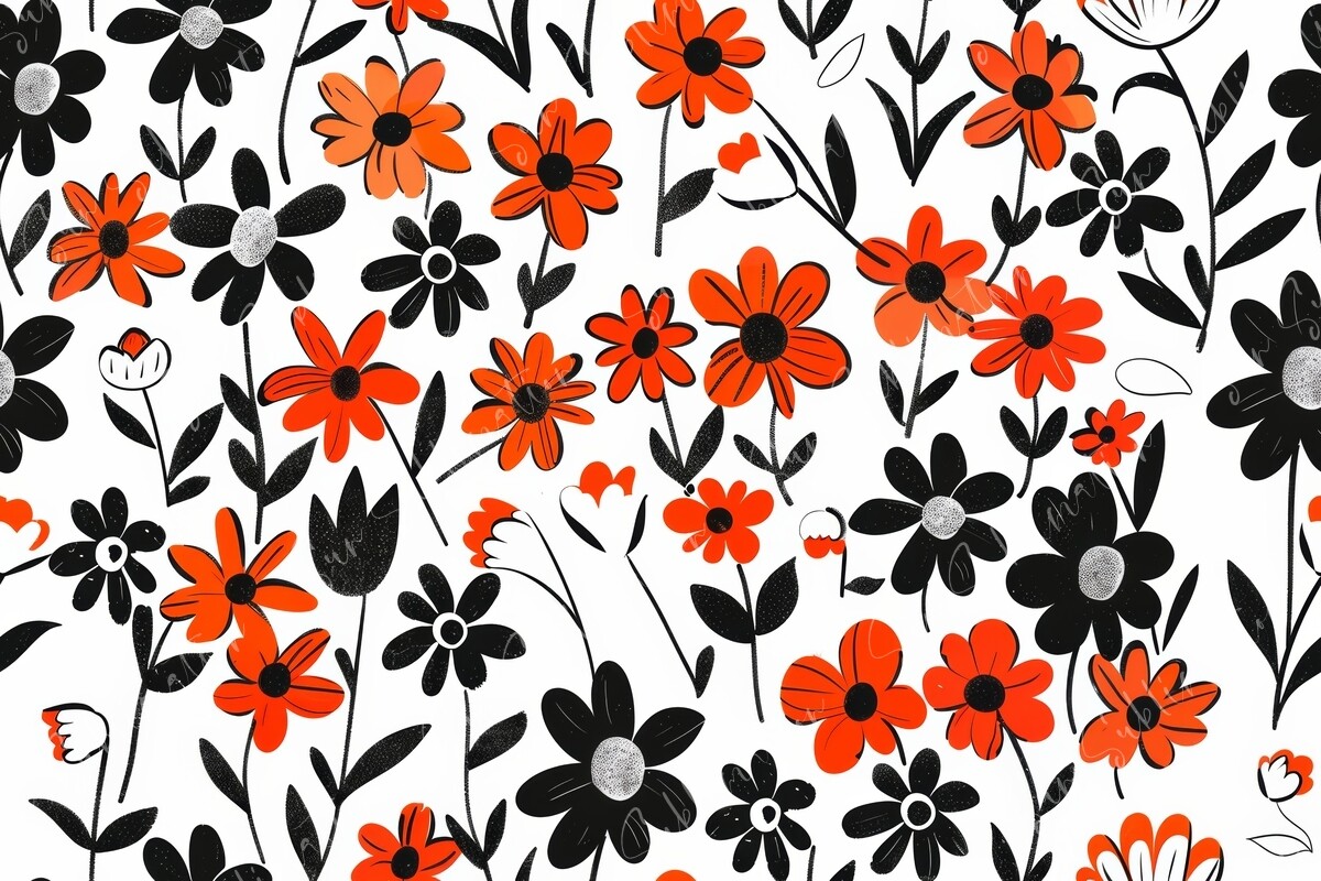 Floral Seamless Pattern Graphic by Sun Sublimation · Creative Fabrica