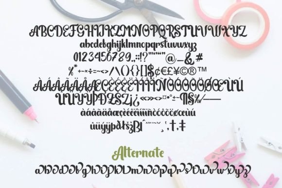 Fuber Crafting Font - Preview 2