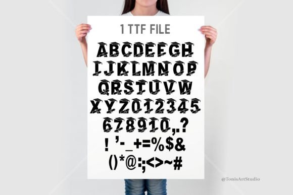 Graduation Monogram Font - Preview 3