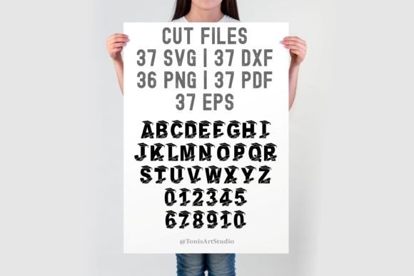 Graduation Monogram Font - Preview 4