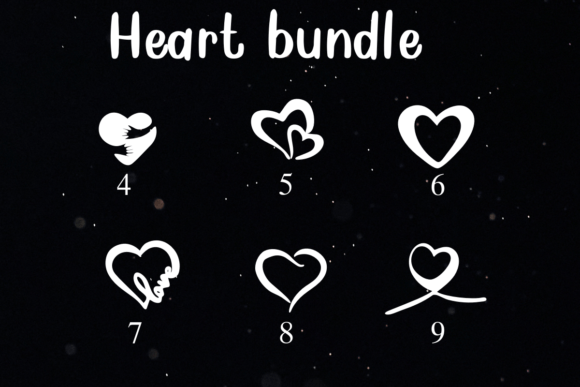 Hearts Bundle Font - Preview 3