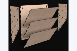 Magazine Rack Cut Out Laser Cut Wall Magazine Rack Svg Files · Creative Fabrica
