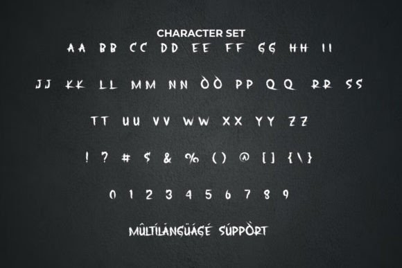 Paranormal Tricks Font PNG with transparent background - Preview 2