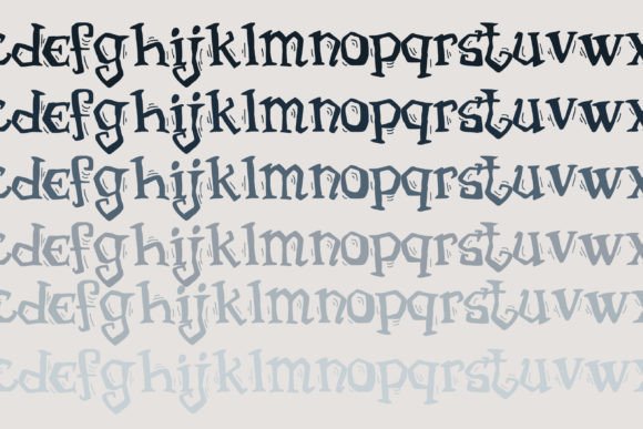 Pirate Shivers Font PNG with transparent background - Preview 2