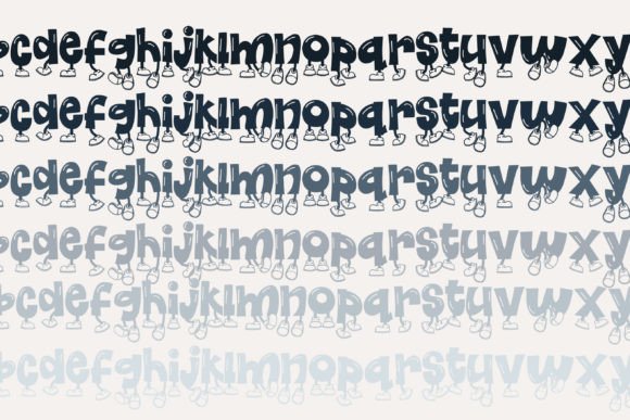 Shoebie Font PNG with transparent background - Preview 3