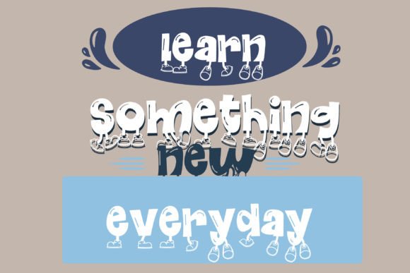 Shoebie Font PNG with transparent background - Preview 4