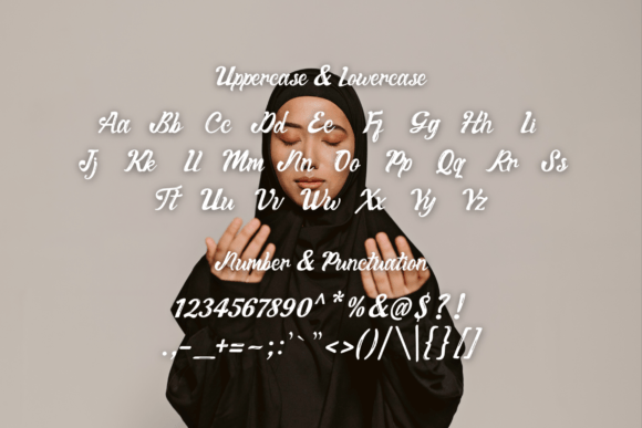 Silaturahmi Font PNG with transparent background - Preview 4