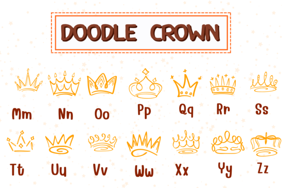 Doodle Crown Font - Preview 2